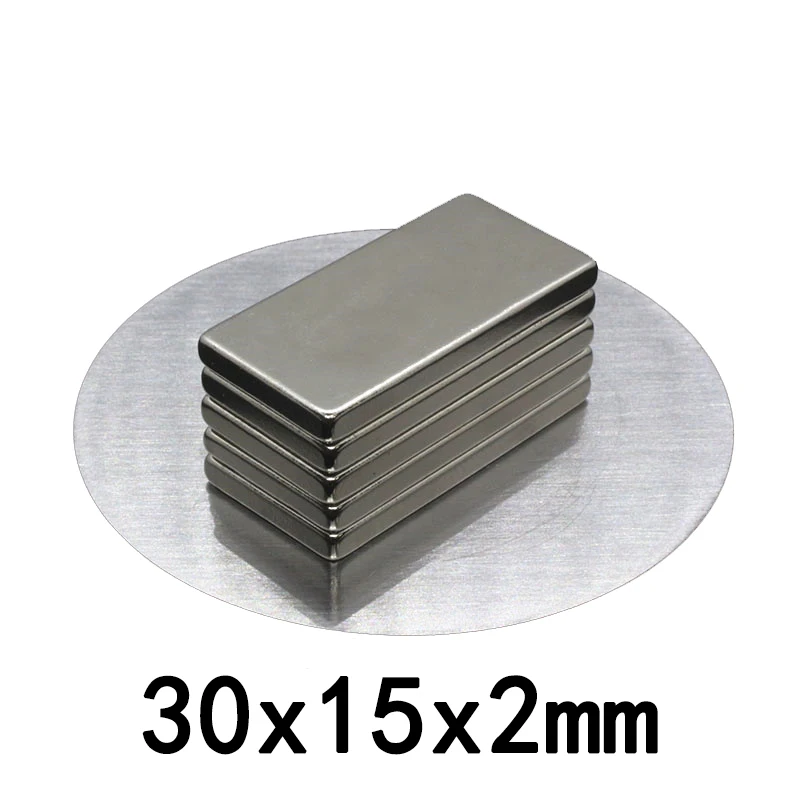 30x15x2mm Super Strong Square Magnet For Home Refrigerators, Offices DIY 30*15*2