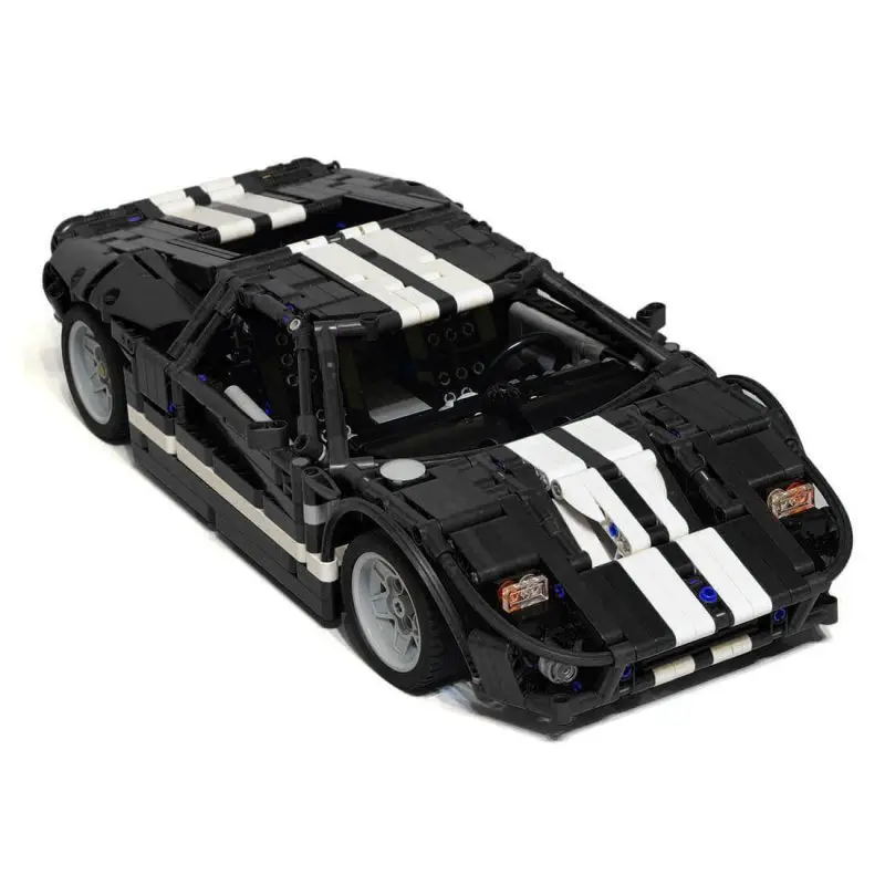 

Custom MOC-113244 1/12 Scale Supercar Vehicle Model(1468PCS/Black) Toys Gift