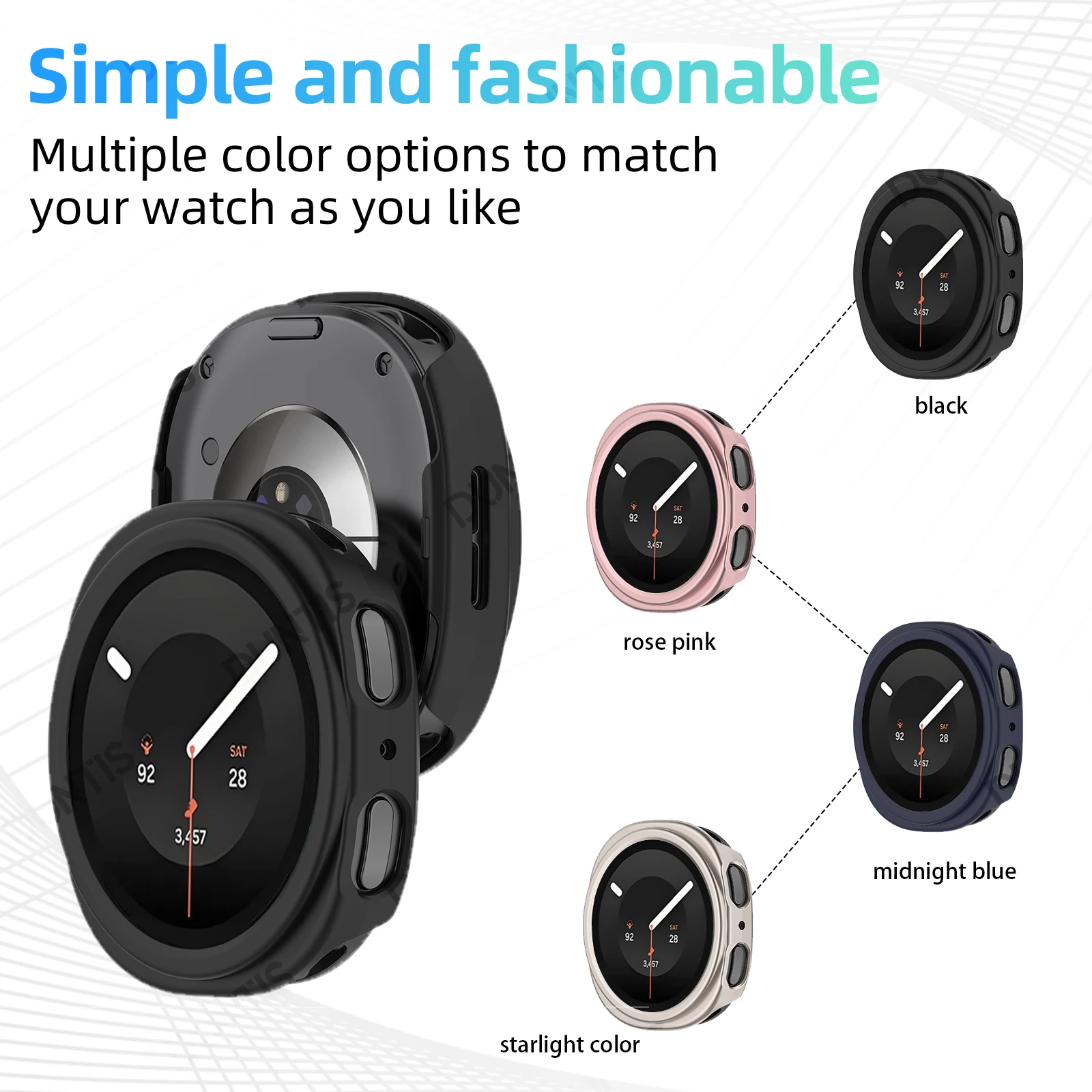 Capa para Samsung Galaxy Watch - Motorola Smartwatch Accessories avaliação e preço