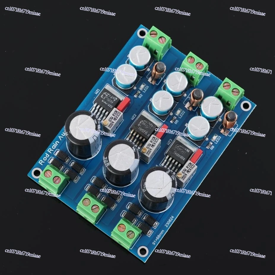 

Power Board/DC/AC 5-24V NEW LT1963A High-speed and Low-noise 3 Way Independent Linear Regulated Power Supply