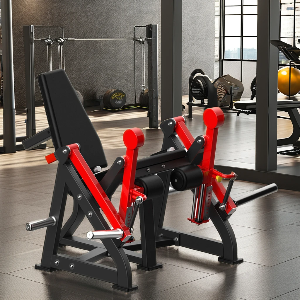 Low Price Custom Color Import Sports Equipment Commercial Gym Equipment Fitness Machine Plate Loaded Iso-lateral Leg Extension 1