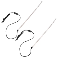 2X UVC Germicidal Disinfection Light Bar 5V Bactericidal Lamp Mites Light Strips LED Strip Light 50X1cm