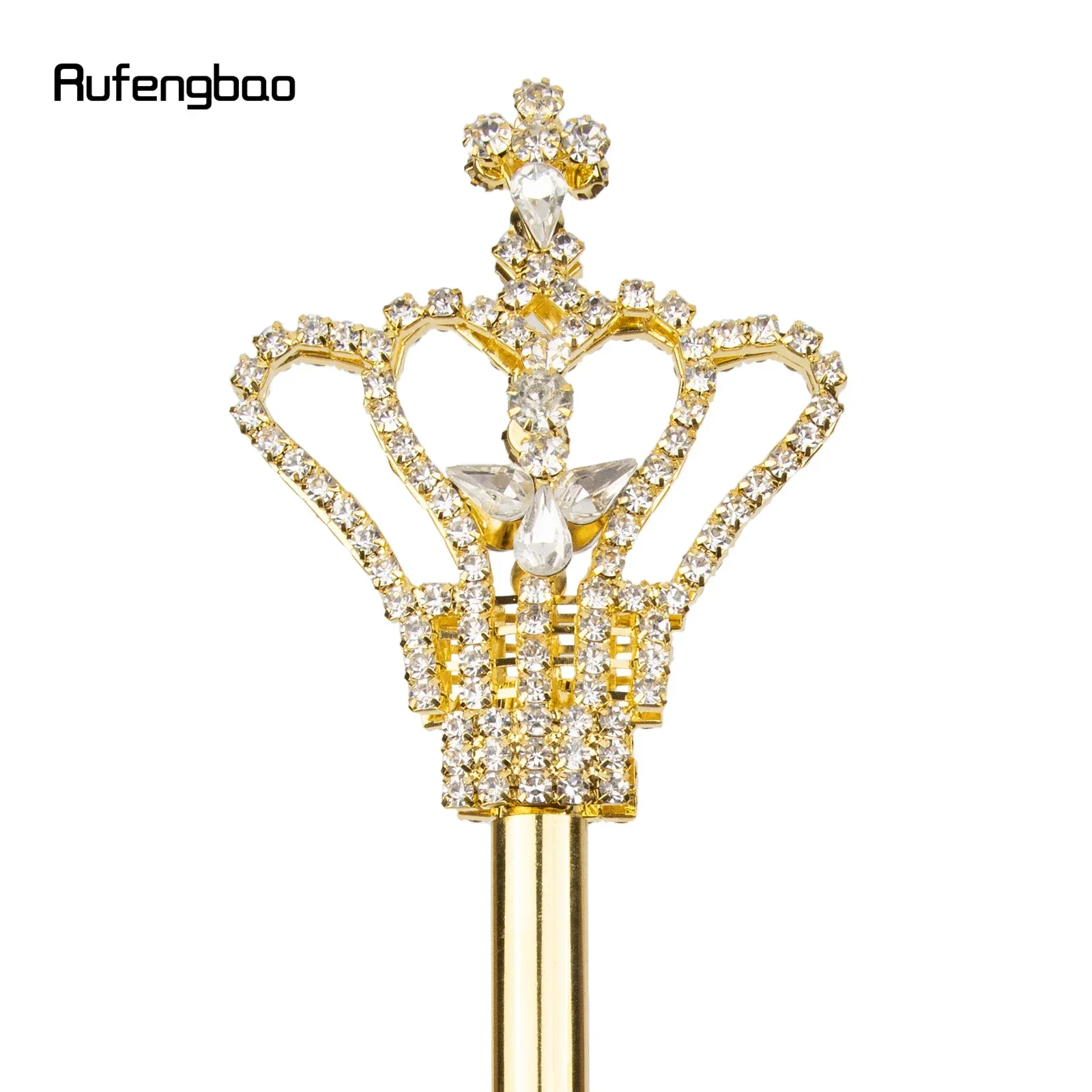 الذهبي الأبيض سبيكة تاج الجنية الصولجانات لفتاة الأميرة الصولجانات للأطفال الملاك عصا لمرحلة أداء الحفلات قصب 48.5 سنتيمتر