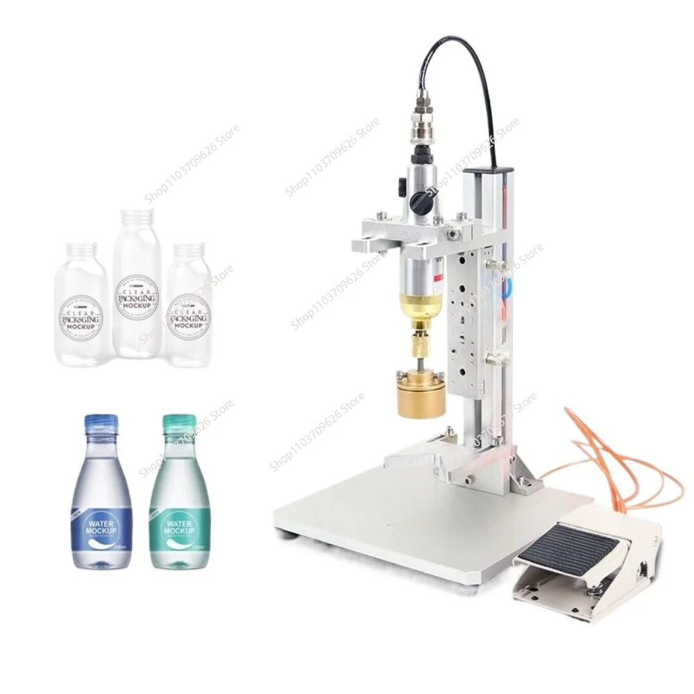 

Укупорочная машина, пневматическая круглая бутылка, завинчивающиеся крышки, крышки, водный сок, пухлый инструмент для гориллы, мелкое производство ZS-XGPZ1