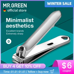 MR.GREEN Nail Clippers Stainless Steel Minimalist aesthetics Fingernail Cutter Nail Scissors Manicure  tools Nail File