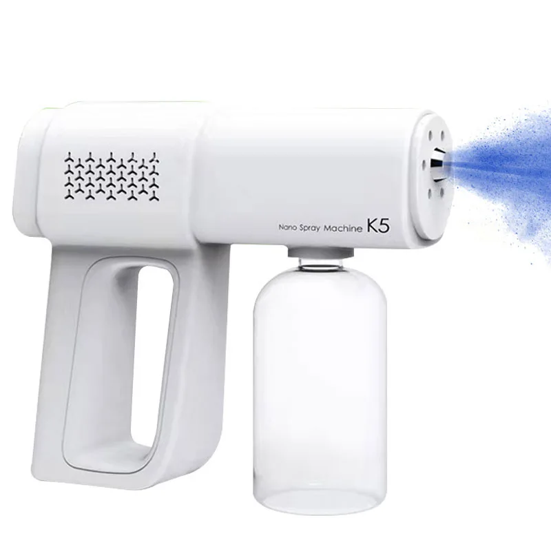 380ml Professional Handheld Electric Nano Sprayer Machine Wireless Alcohol Sanitizer Disinfectant Fogger Touchless Sanitization