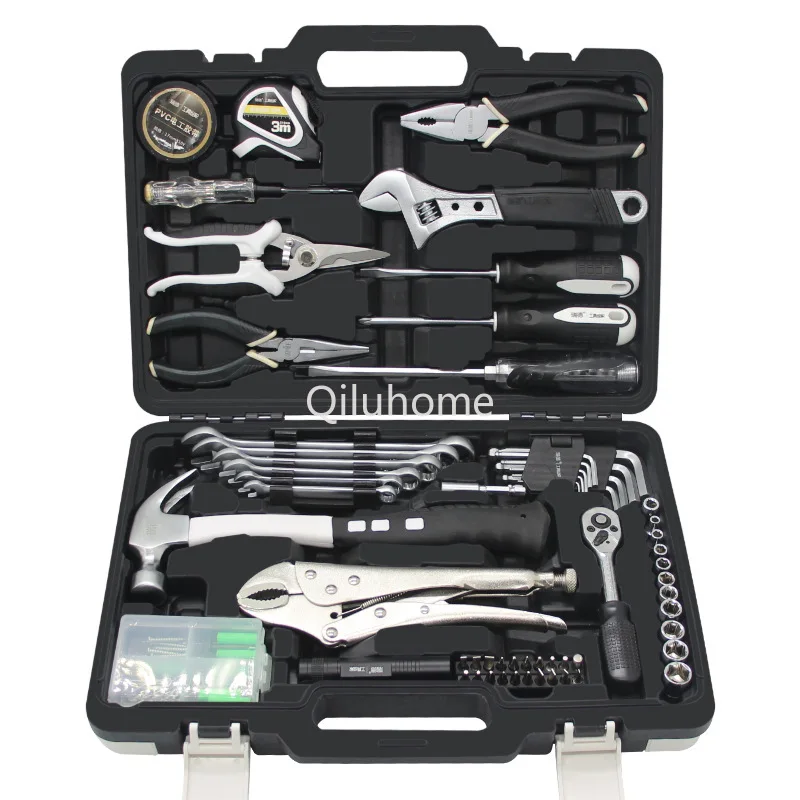 Hardware Kits Household Daily Maintenance Family Set Pliers Wrench 102 Pieces Combined Mix