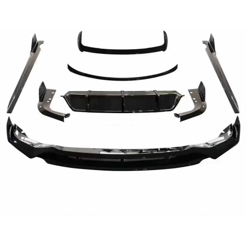 

G05 Black Knight Warrior for X5 G05 19-22 Pre Lci Upgrade Black Warrior G05 Front Lip Rear Lip Side Skirt Roof Spoiler Black