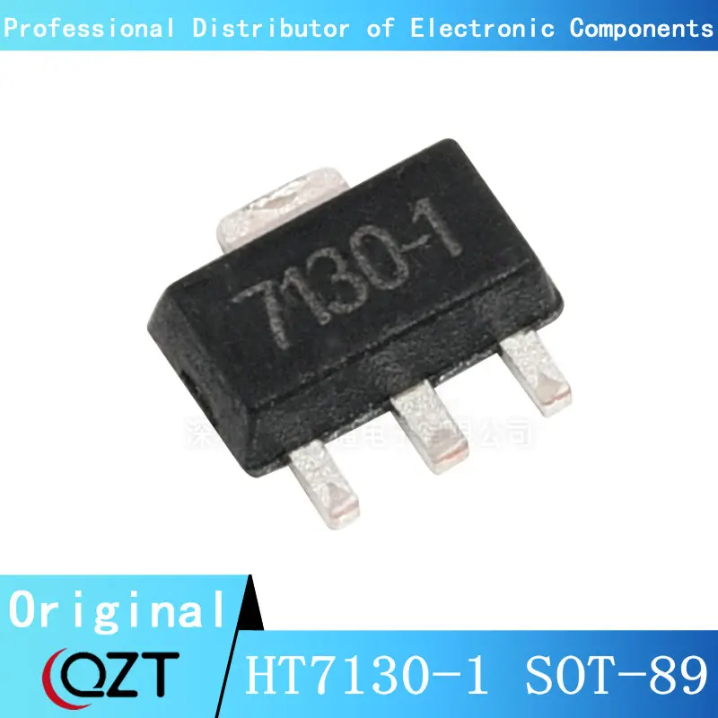 100 pcs/lot HT7130-1 SOT89 HT7130 HT7130A-1 7130-1 0.1A 3V SOT-89 puce Nouveau spot