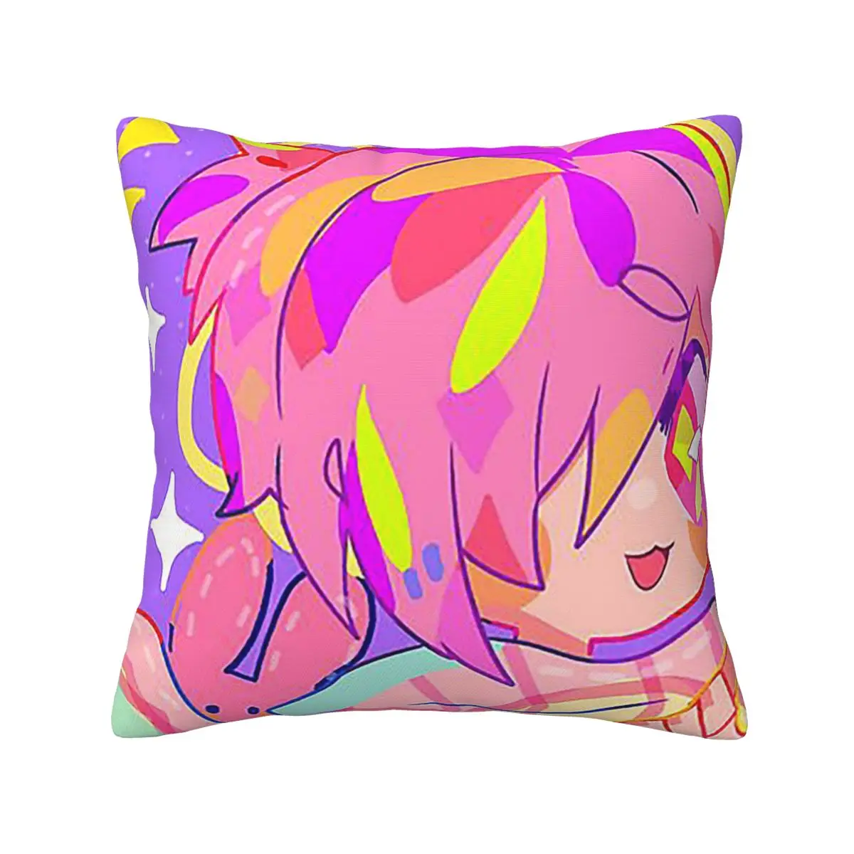 Mitsuba Toilet Bound Hanako-kun Butto Square Pillowcase Pillow Cover Cushion Decor Comfort Throw Pillow for Home Sofa