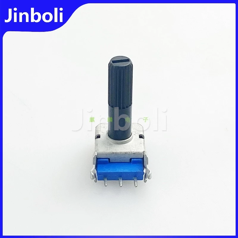 2PCS 12 Type Square Potentiometer 3Pins Single B1K B10K Adjustable Resistor Temperature And Speed Regulation Flower Shaft 22.5mm