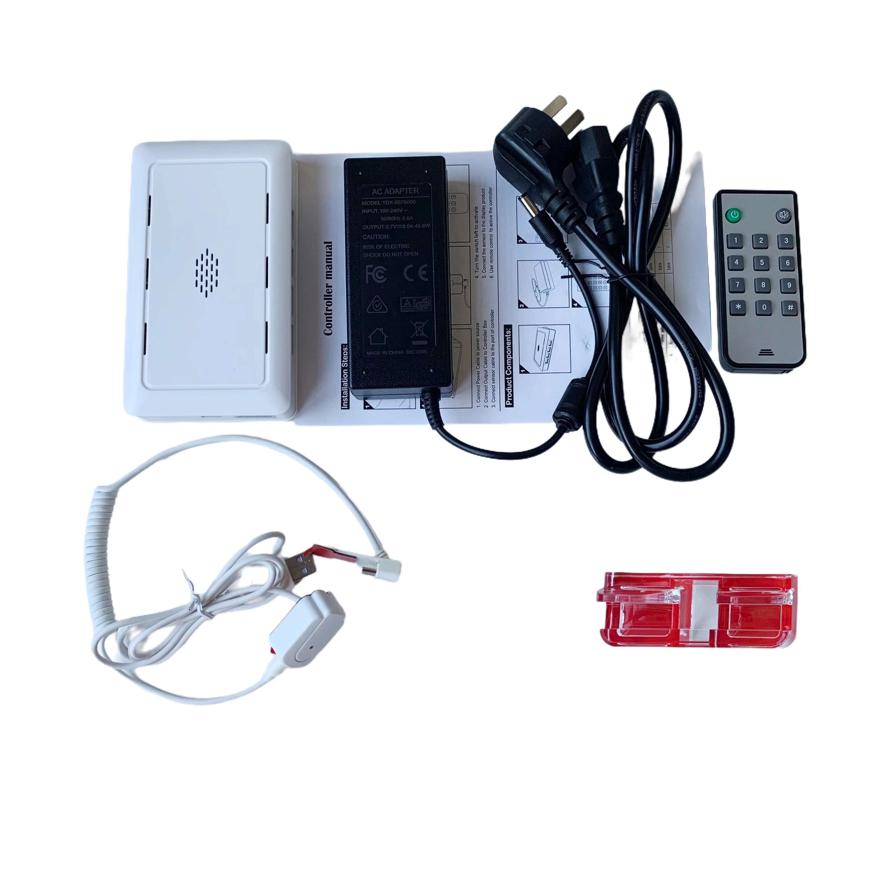 Mobile Phone  Theft Display Stand Cellphone Centralized Alarm System Phone Security Holder Lighting,Type C, Mirco USB cable