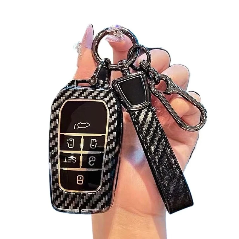 

Key Fob Cover for Toyota Alphard/Sienna, Heavy Duty Metal Protective Case Shell with Keychain, Anti-Drop & Scratch Proof Keybag