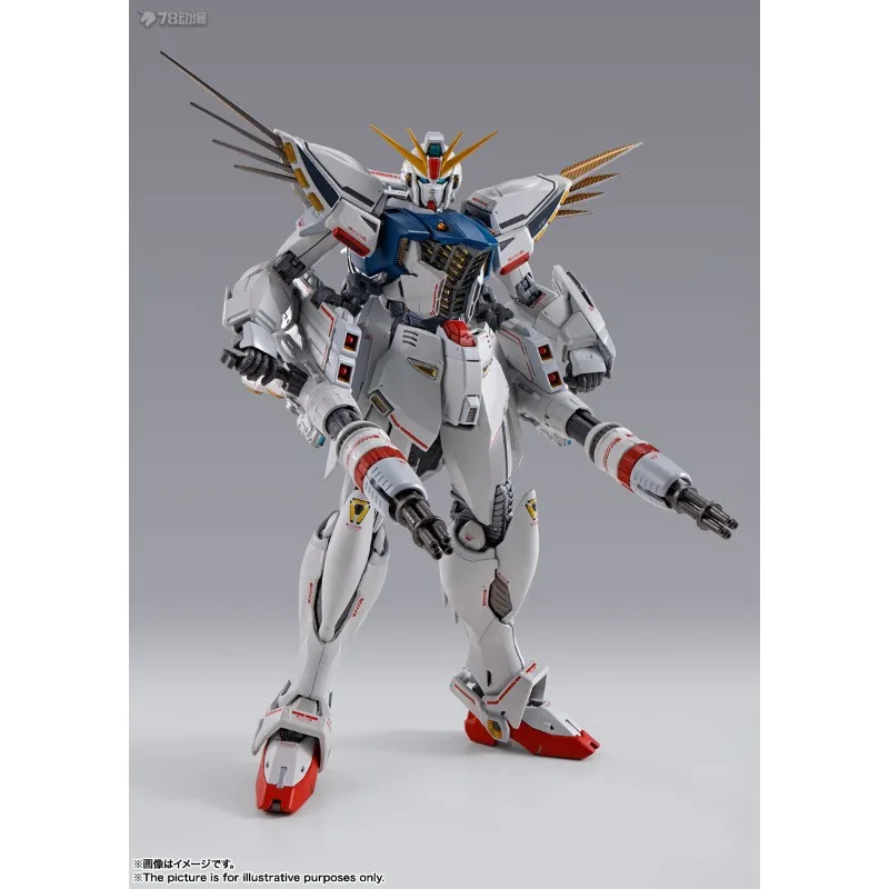 Bandai Original METAL BUILD Mech Finished Products Series F91 Gundam Anime Action Figure Model Toy Model Ornaments Gifts for Boy