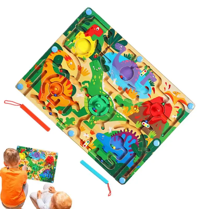 Magnetic Maze Toy Learning Puzzle Board Game Fine Motor Skill Toy Maze Game For Kids Preschool Learning Activities