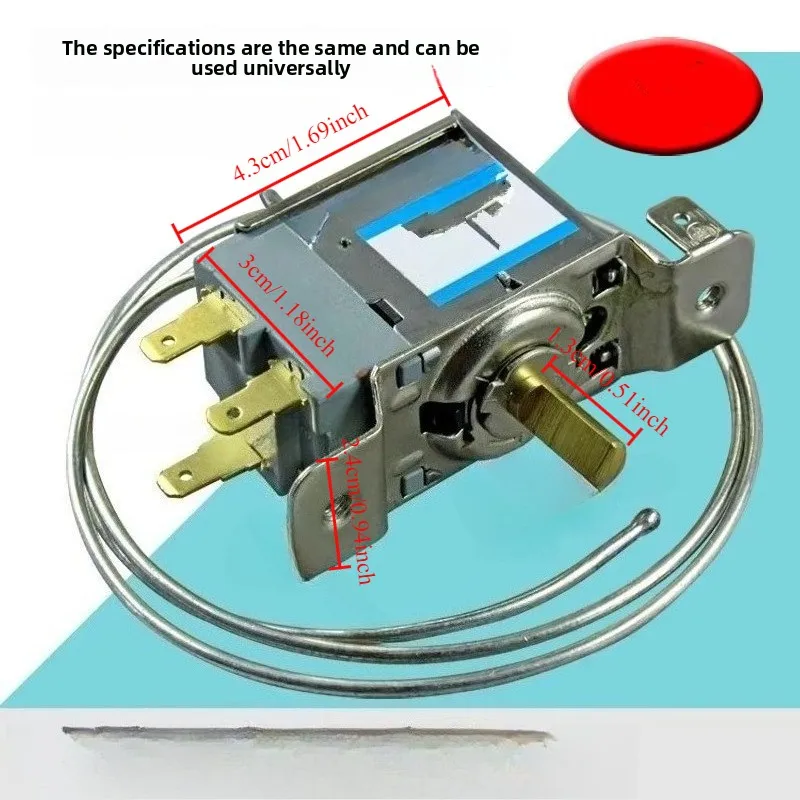 The three-pronged probe of the WDF23A-550 for refrigerator temperature controller is 40cm-150cm in length