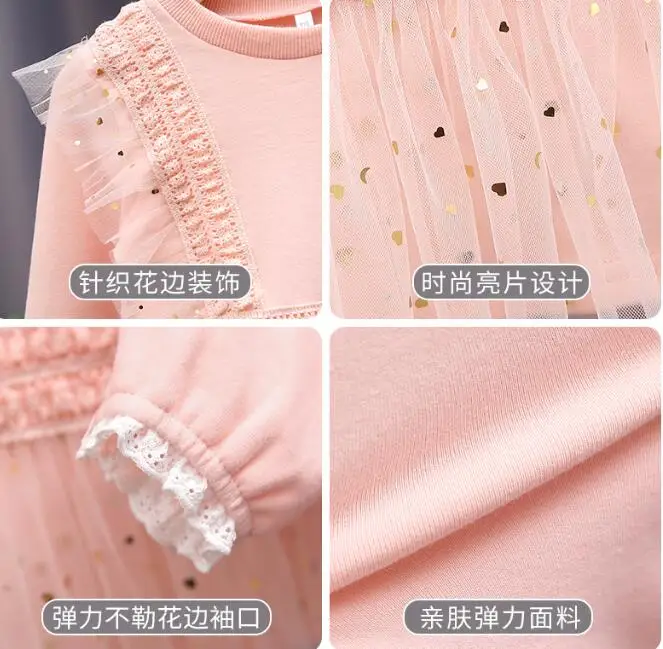 Wholesale kids clothes pink Long Shirts Tops Tee Baby Beautiful Shirt