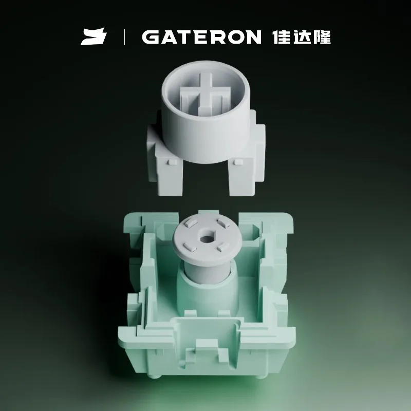 GATERON Magnetic Jade Ultra switch, Linear, Freely setting pre-travel, HE Hall Sensor Effect for Magnetic Keyboard Gaming Office