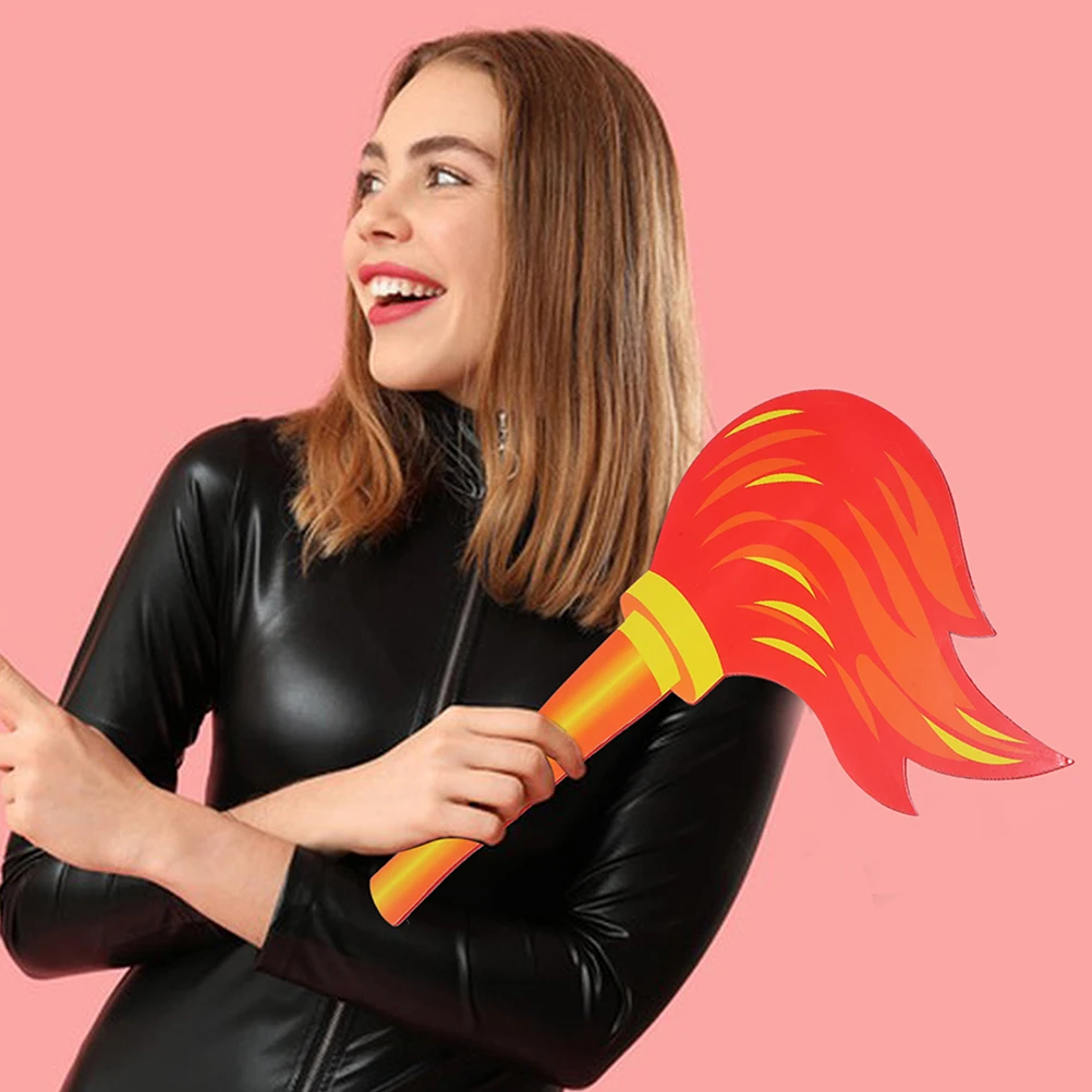 

Simulated Torch Props 20x26cm Double Sided Sport Event Supplies Portable Fun Wands Artificial Flames Party Favors Toy Torches