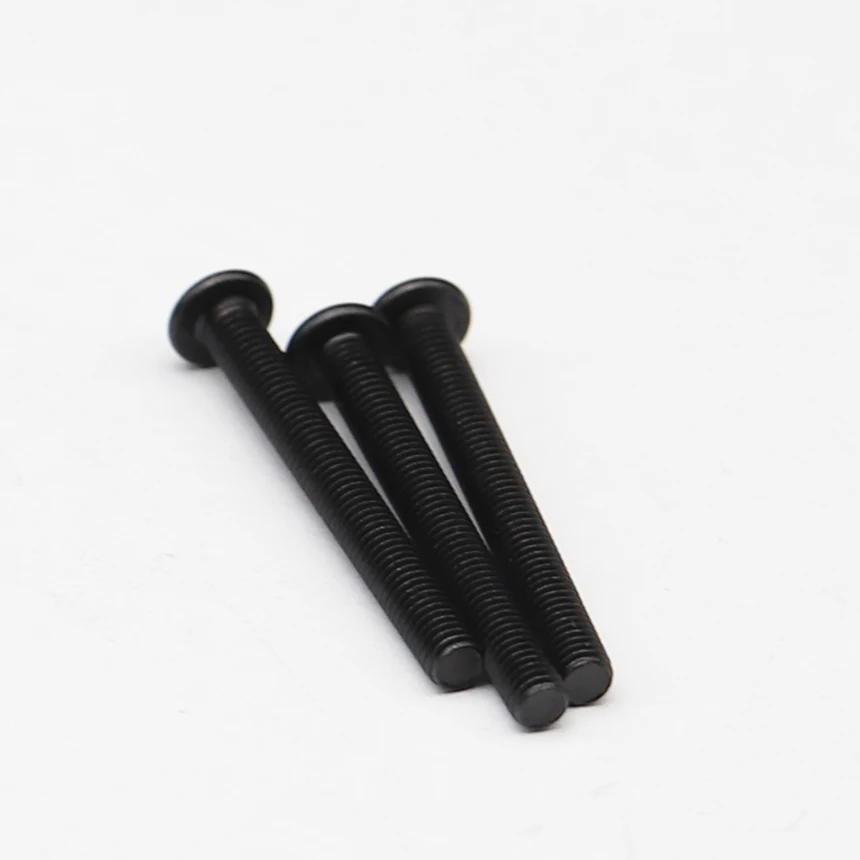 M3*25mm 28mm 30mm 32mm 35mm 10.9 Grade Black Carbon Steel DIN7380 Bolt Pan Oval Round Button Head Inner Hex Hexagon Socket Screw
