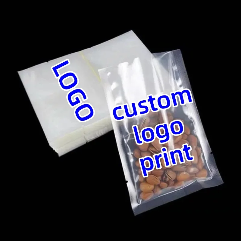 

100PCS Open Top Clear Vacuum Sealer Bags, Self-Sealing Pouches for Food Preservation, Meat, Fish & Long Term Fresh Storage DIY
