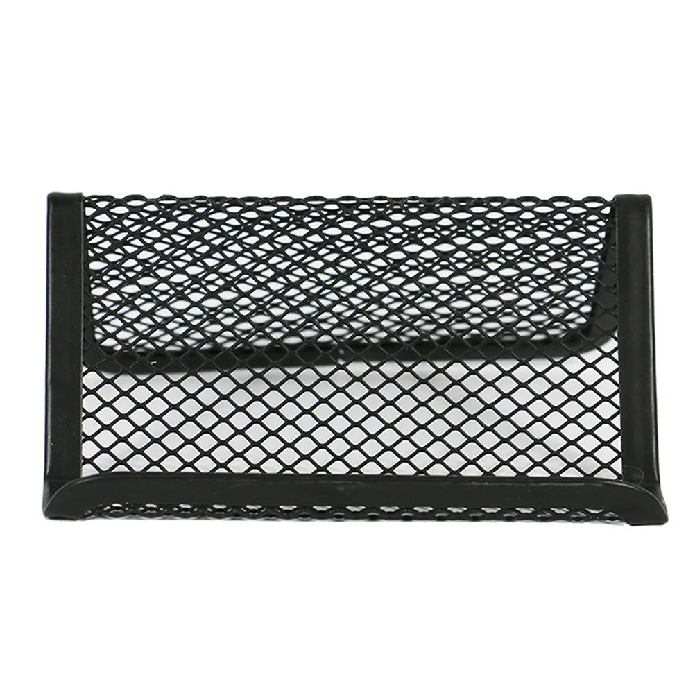 

8Pcs Strong Iron Business Card Holder Modern Metal Name Organizer for Id Credit Cards Desktop Storage Office Home Utility