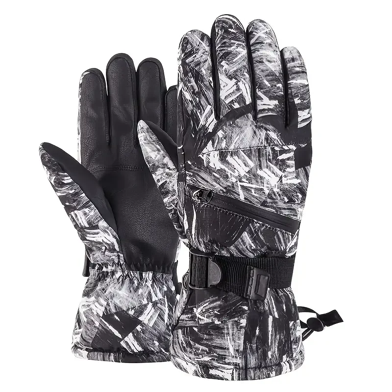 

X-TIGER Pro Ski Gloves, Waterproof Snowboard Thermal Gloves, Insulated Gloves For Skiing Skating Snowboarding Shoveling