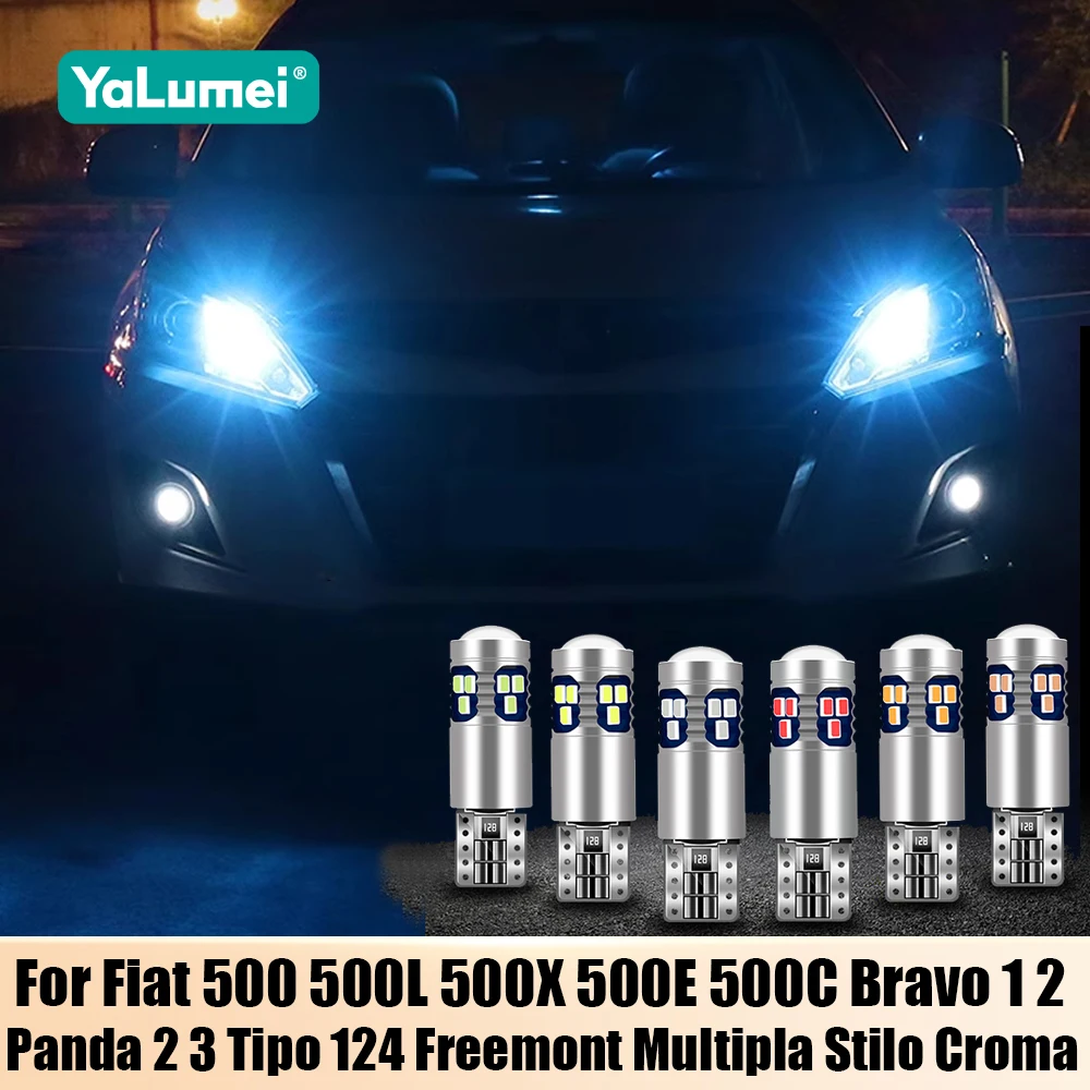 

Для Fiat 500 500L 500X 500E 500C Bravo 1 2 Panda 2 3 Tipo 124 Freemont Multipla Stilo Croma Ширина автомобиля Парковочный фонарь Аксессуары