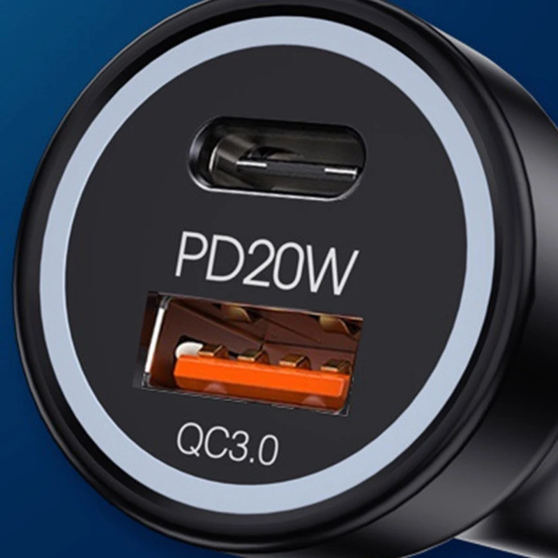 PD20W QC3.0 USB 충전기 소켓 콘센트 전원 어댑터 방수 빠른 충전 12V 24V 자동차 오토바이 ATV 드롭 배송