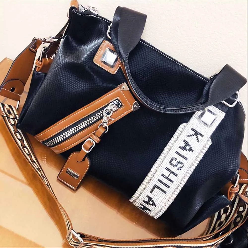 2022 New Female Fashion Brand Shoulder Bag Luxury Vintage Leather Handbag Women Medium Size Daily Work Boston Bag Messenger Bags