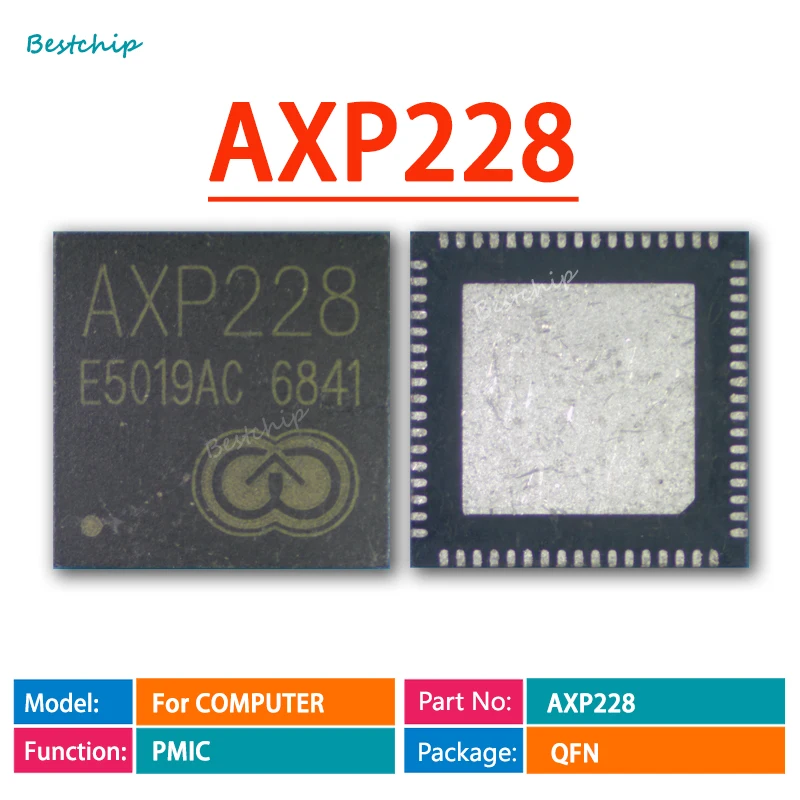 5Pcs 100% New APX173 AXP192 AXP193 AXP202 AXP209 AXP221 AXP221S AXP223 AXP228 AXP288 AXP288C AXP QFN IC Chipset In Stock