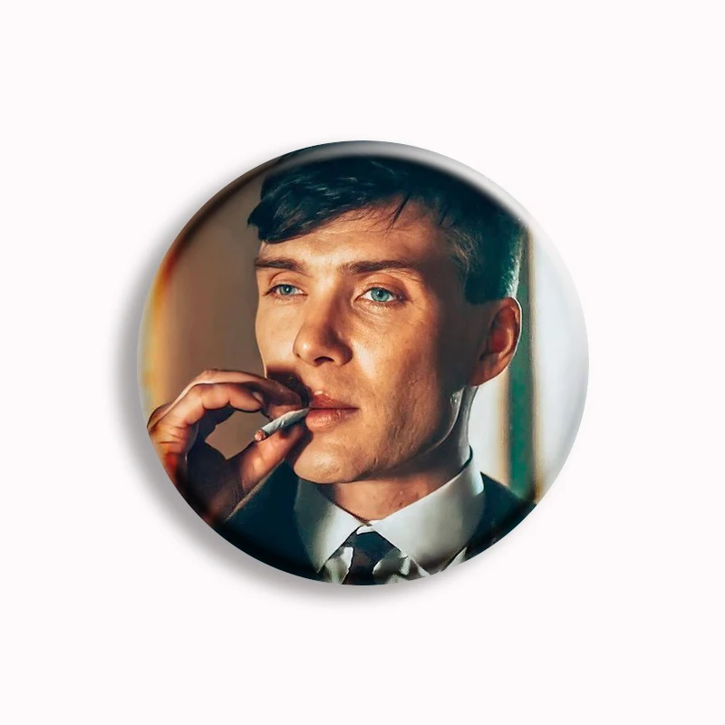 By Order Of The Peaky Blinders Button Pin Pink Bow I Love Cillian Murphy Kawaii Brooch Badge Bag Decor Fans Collect Gift