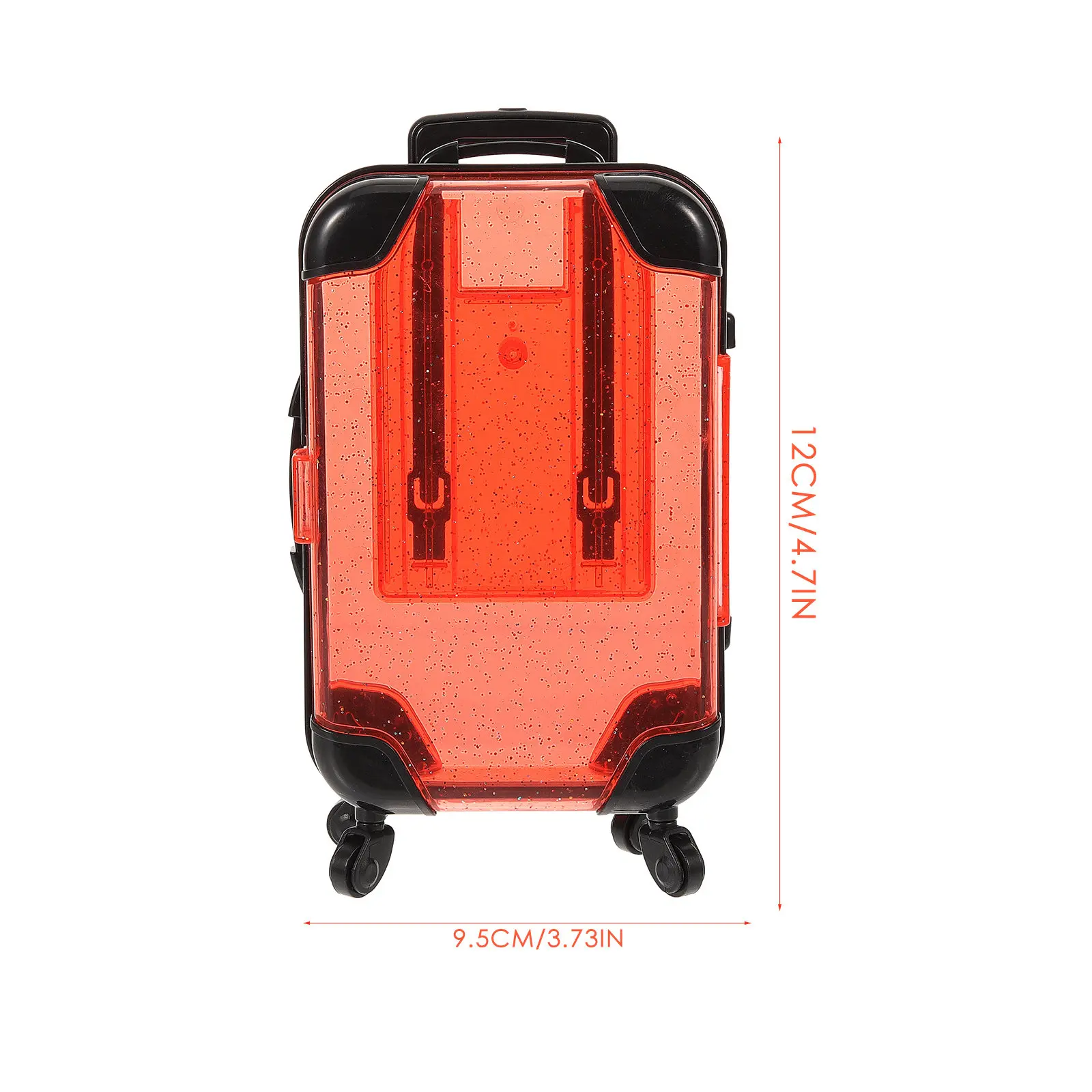 Creative Mini Suitcase Eyelash Packaging Box Empty Lash Organizer Storage Case for Women Gifts Birthday Mother's Day Eyelash
