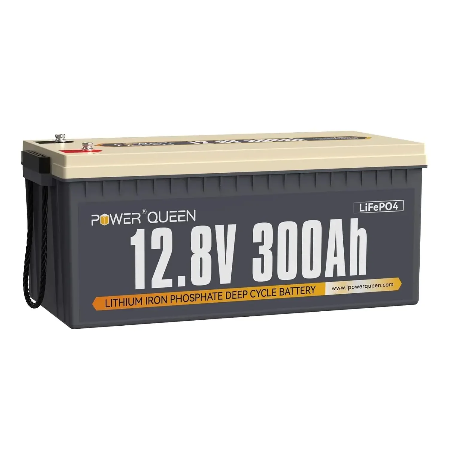 

12V 300Ah Lithium Battery, 3840Wh LiFePO4 Battery with 2560W Power Output, Up to 15000+ Deep Cycles, BMS, Customized