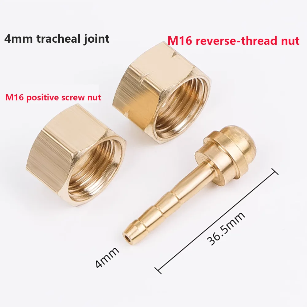 Oxygen Meter Outlet Joint Pressure Reducing Valve Gas Tube Transformer 4mm 6mm 8mm Thin Tube Conversion Interface