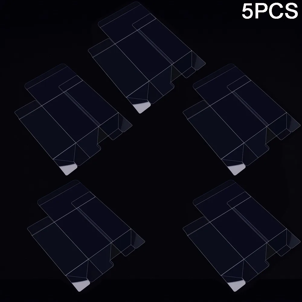 

5/10 шт 360 ° Прозрачный вид, пластиковые защитные чехлы, пылезащитные, прочные, для хранения игровых карт из домашних животных, защита от царапин, для коробки-усилителя на английском языке