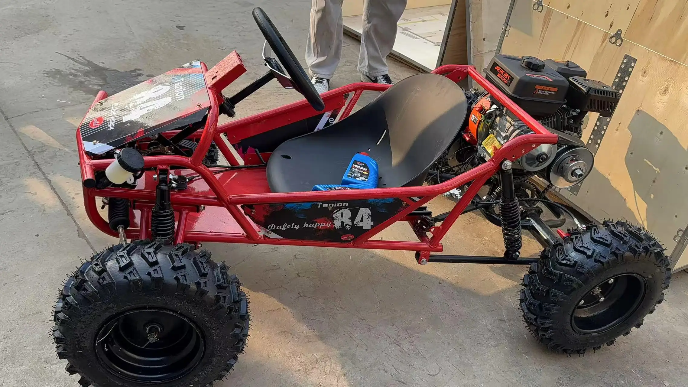 -For  Wholesale powered Four-stroke 212cc Single-seater Racing Off-road Vehicle 80 km/h Off-road Outdoor Kart^