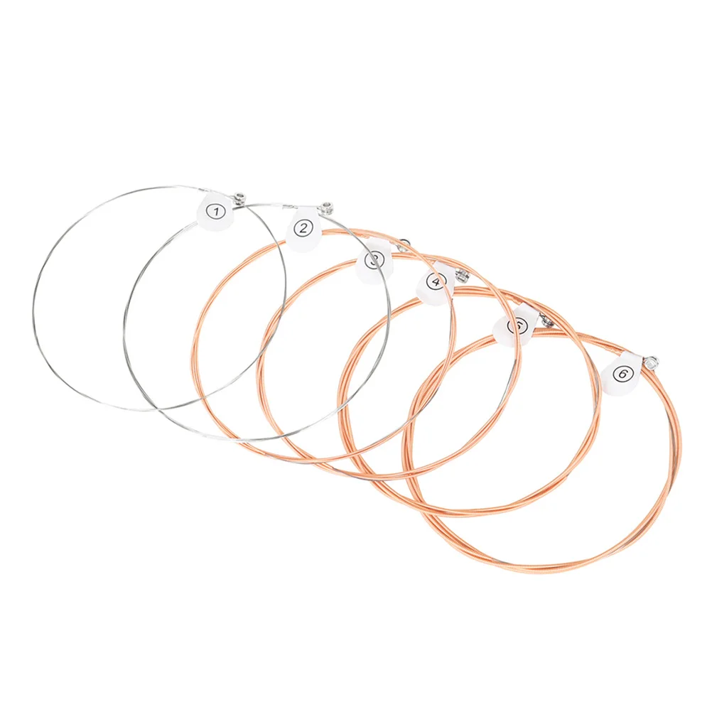 

1 Set Anti-Rust Electric Guitar Strings Universal Metal Replacement For Acoustic Classic Durable Music Instrument Accessories