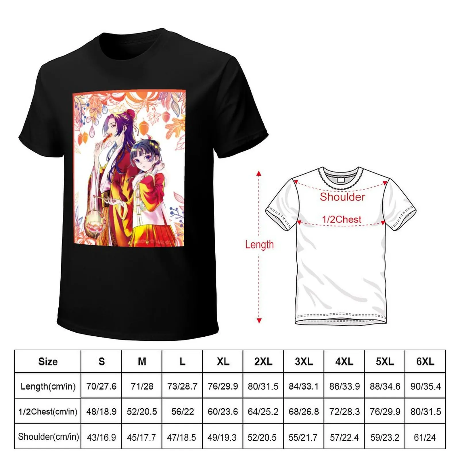 Kusuriya no Hitorigoto T-Shirt t shirts for man graphic vintage T-Shirt