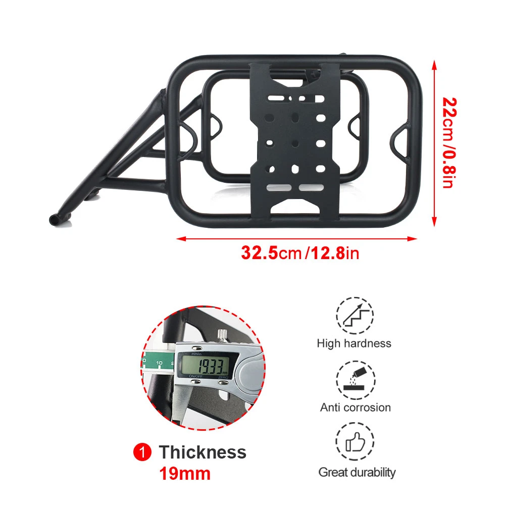 Suporte de alforje da motocicleta, Panniers Rack, suporte lateral apto para SUZUKI DRZ400S DR-Z400S 2000-2024 DRZ400SM 2005-2024
