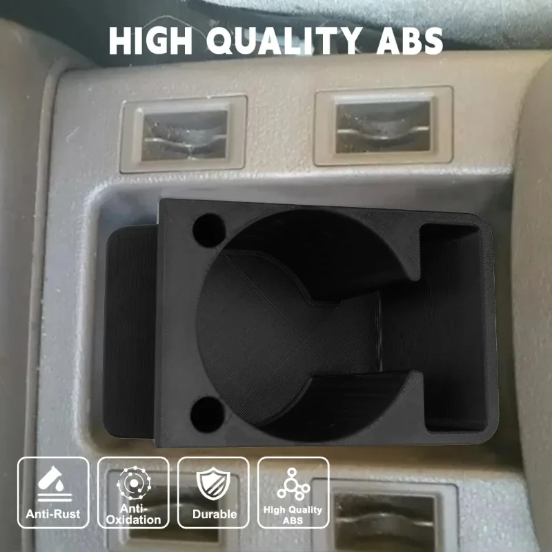 1PC Cup Holder Suitable For Toyota Landcruiser 80 Series Beverage ABS Cup Holders Automotive Interior Accessories