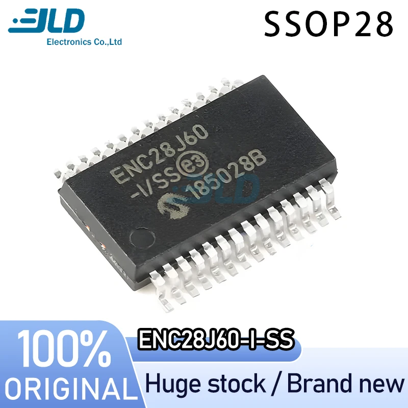 

(3-10piece) 100% New ENC28J60-I/SS SSOP28 Chipset Professional one-stop ordering Adequate stock Chip Electronics