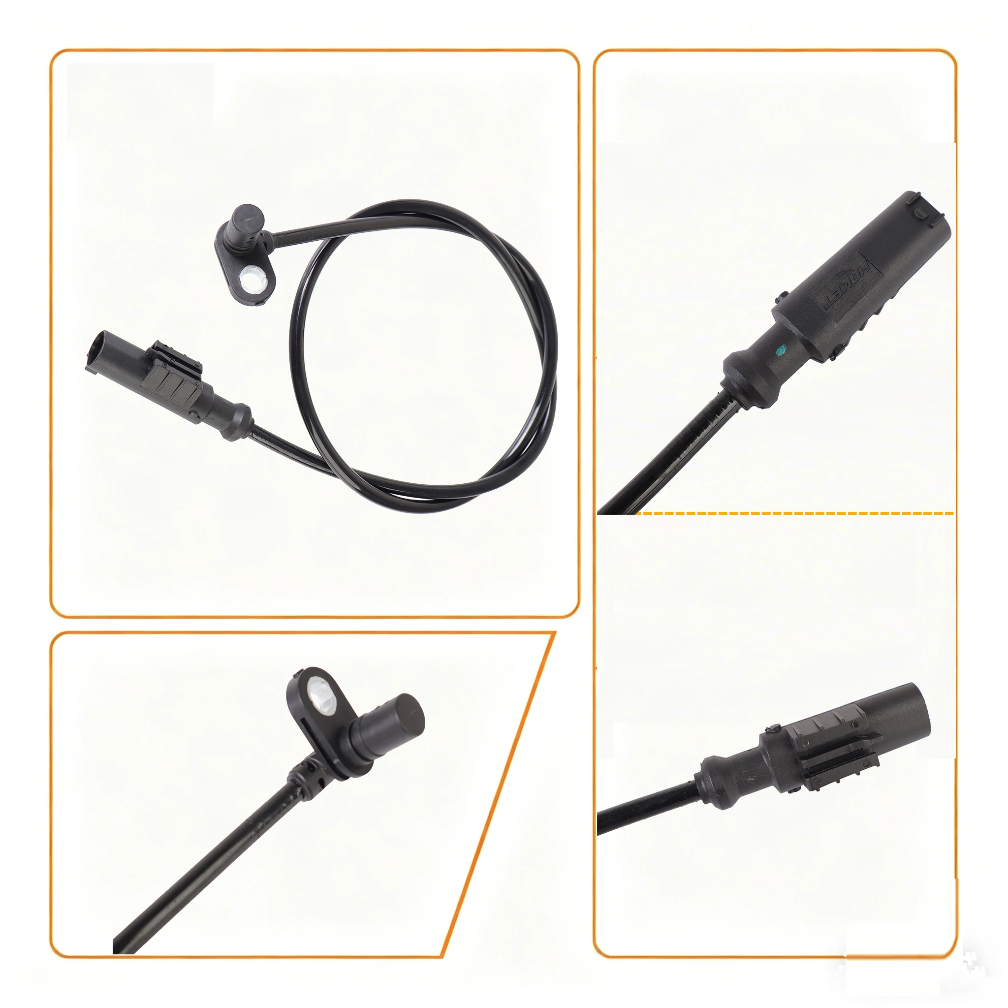 For Kymco Xciting 250 CT300 S400 Motorcycle ABS Rear Wheel Speed Sensor Signal Wire Silicone Cord Replacement Spare Accessories