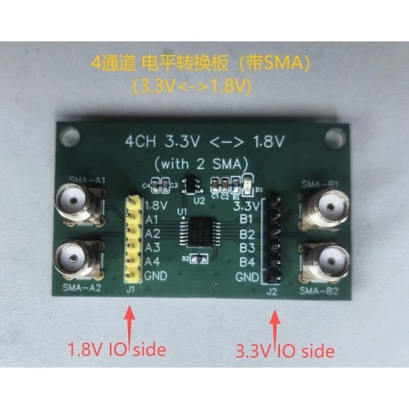 Bidirectional Level Shifter Board (8 Channels)/3.3V To 1.8V