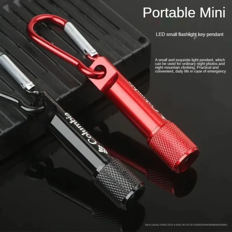 Mini torcia portachiavi ciondolo con batteria portatile piccola luce led torcia auto portachiavi ciondolo portachiavi mini torce elettriche