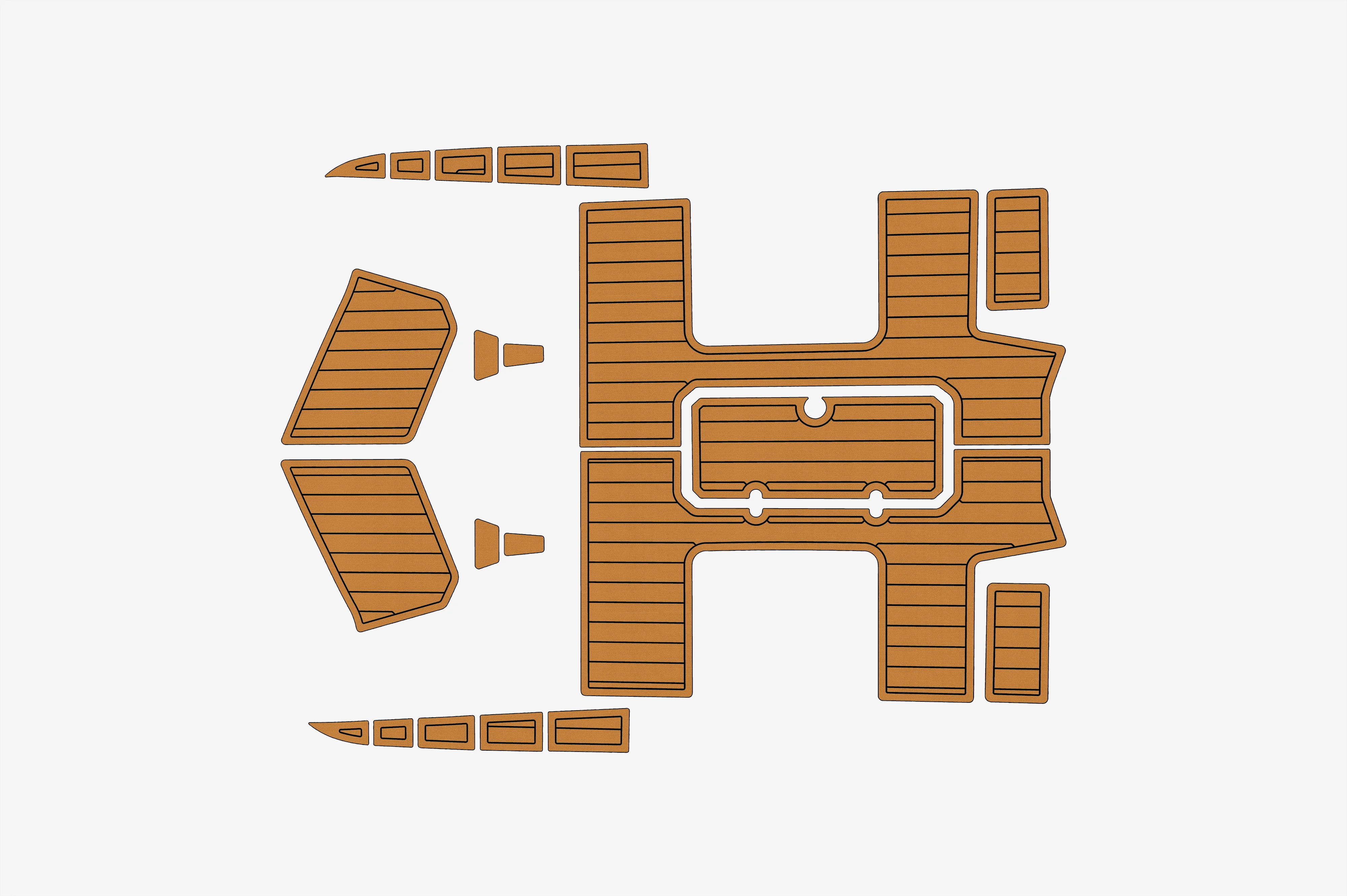 

2017 Adrenaline 28 Savage 1/4" 6mm EVA foam Non-Slip PVC Teak Decking marine Mat seadek aqua carpet Marine Floor