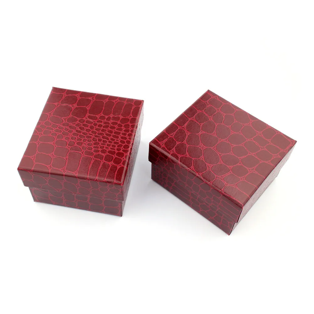 Watch Box Crocodile Pattern Matte Retro High end Gift Box Durable Bracelet Gift Box Bracelet Jewelry Watch Box