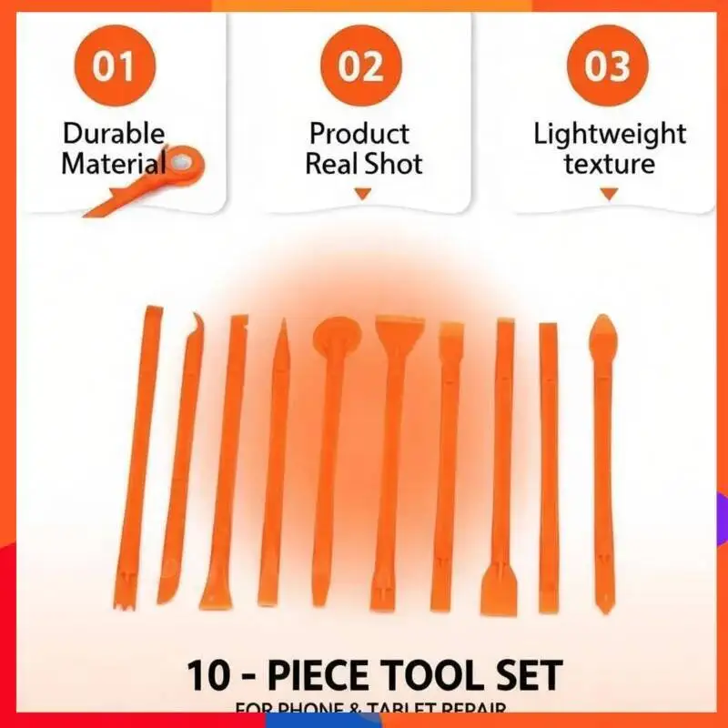 

Multi Function Disassembly Tool Set 10 in 1 Double Headed Pry Bar Lightweight Compact for Smartphone Laptop MacBook Tablet MP4