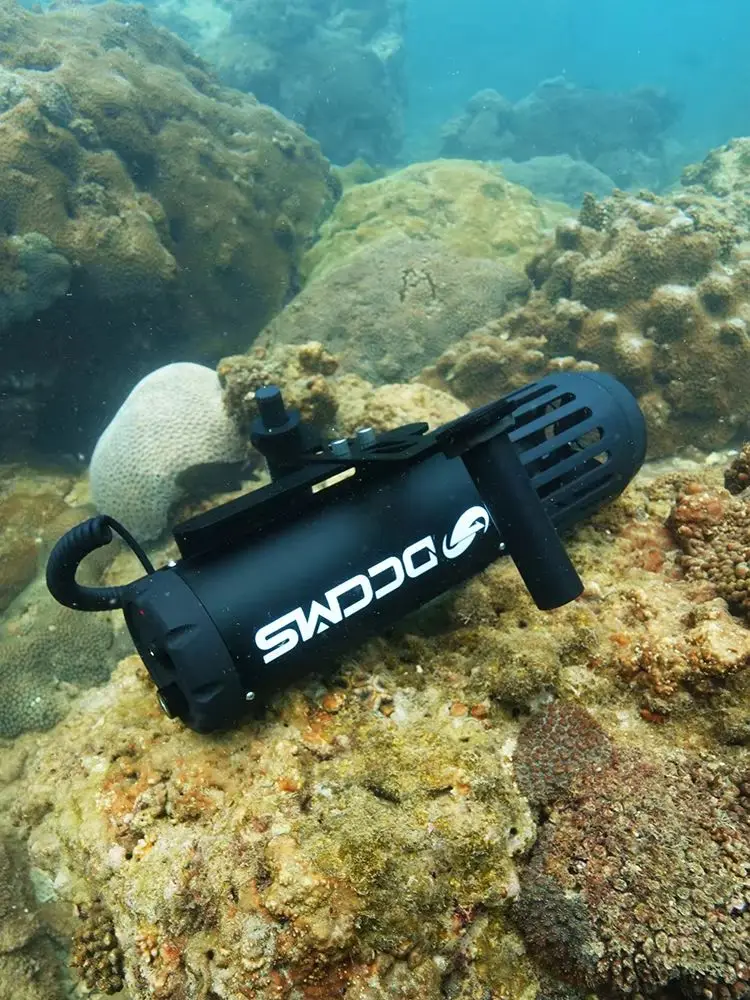 DCCMS Unterwasser-Scooter Tauchausrüstung Schnorchelausrüstung Sea Scooter für Schnorcheln, Tauchen, Paddleboard-Motor und Poolnutzung