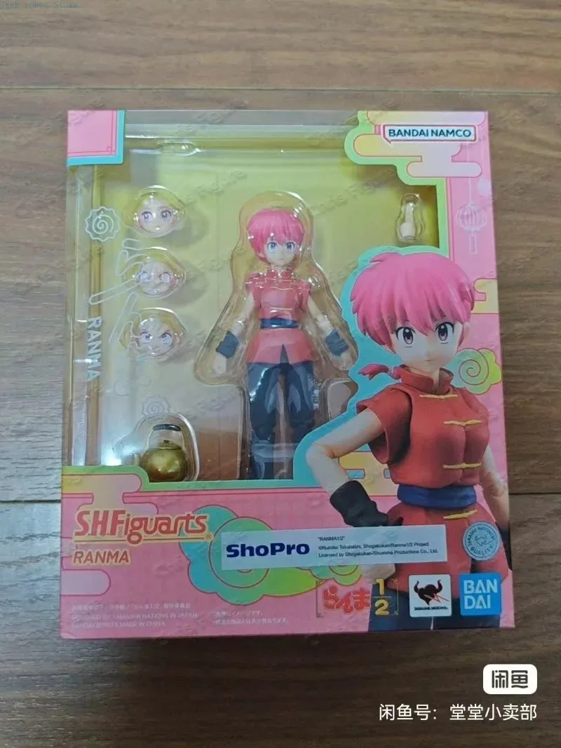 

In Stock BANDAI S.H.Figuarts Saotome Ranma Shampoo Action Figure Toy PVC Anime Ranma Half Statue Figure Collection